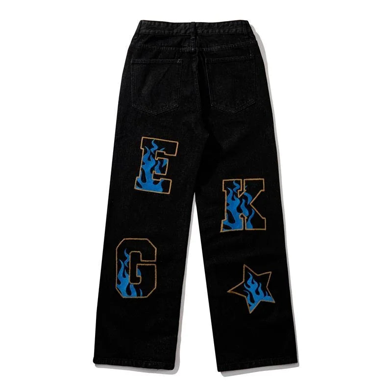 Dark Calle™ Retro Baggy Hip-Hop Jeans
