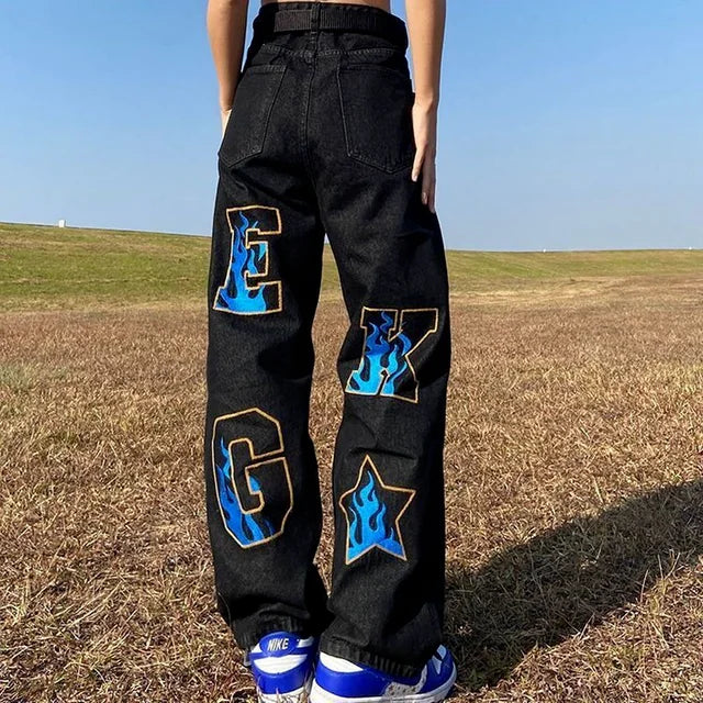 Dark Calle™ Retro Baggy Hip-Hop Jeans